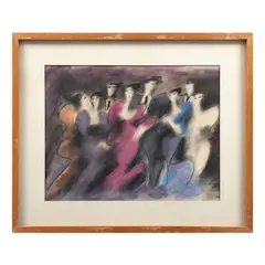 Absolutamente nadie by Carolina Paniagua, 1986, Pastel sobre papel, offered Nov 2021