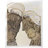 Diálogo by Jose Luis Cuevas, Serigrafía 33 / 100, offered Oct 2021