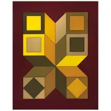 Victor Vasarely, XICO 6, 1973, Serigrafía sobre cartón FV 26 / 260