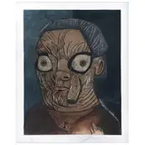 Autorretrato by Jose Luis Cuevas, Grabado al aguafuerte y aguatinta a la puppé 84 / 100, offered Oct 2021