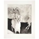 Untitled by Francisco Toledo, Grabado a la punta seca 9 / 25, offered Oct 2021