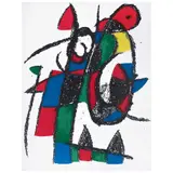 Litografía II, de la suite de 5 Litografías originales by Joan Miró, 1982, Litografía sin número de tiraje, offered Oct 2021