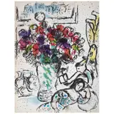 The Anemones by Marc Chagall, Litografia sin número de tiraje, offered Oct 2021