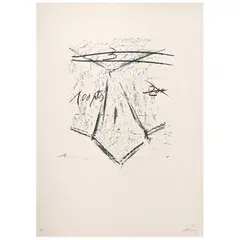 Llambrec 12 by Antoni Tàpies, 1975, Litografía 18 / 75, offered Oct 2021