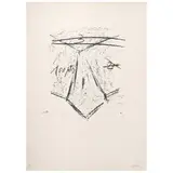 Llambrec 12 by Antoni Tàpies, 1975, Litografía 18 / 75, offered Oct 2021