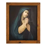 MÉXICO, SIGLO XX by Virgen Dolorosa, Óleo sobre tela, offered Oct 2021