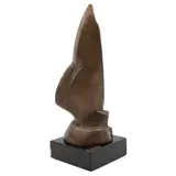 Germán Cueto, Flama, ca. 1950, Escultura en bronce en base de mármol