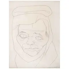 Untitled by Rafael Coronel, Lápiz de grafito sobre papel, offered Oct 2021