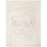 Rafael Coronel, Untitled, Lápiz de grafito sobre papel