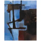 Cordelia Urueta, Mirando al futuro, 1987, Óleo sobre tela