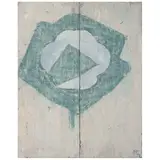 Flor dividida III by Miguel Castro Leñero, 2006, Óleo sobre tela, dos paneles unidos, offered Oct 2021