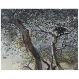 Joaquín Flores, Tlacuache, 2010, Óleo sobre tela