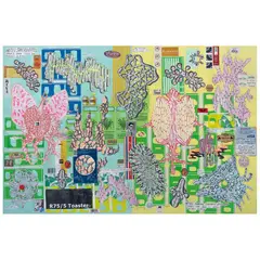 Cisco Jiménez, Criadero de moscas, 2008, Mixta y collage sobre papel