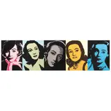 Ernesto Lozano, Dolores del Río, Acrílico sobre tela