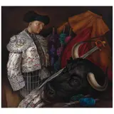 Bodegón taurino by José Reyes Meza, 2000, Óleo sobre tela, offered Oct 2021