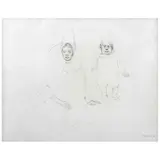 Rafael Coronel, Untitled, Lápiz de grafito sobre papel