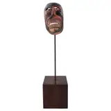 Germán Cueto, Máscara, Escultura tallada en madera y policromada en base de madera