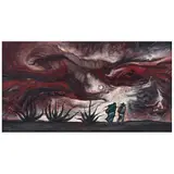 Héctor Ayala, Los caminantes, Mixta sobre tela