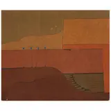 Carlos Cuellar, Untitled, 1967, Óleo y arena sobre tela