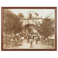 BAILE POPULAR EN EL DESIERTO DE LOS LEONES, HACIA by Ernst Hugo Brehme, 1910, Fotografía, offered Sep 2021