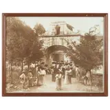 BAILE POPULAR EN EL DESIERTO DE LOS LEONES, HACIA by Ernst Hugo Brehme, 1910, Fotografía, offered Sep 2021