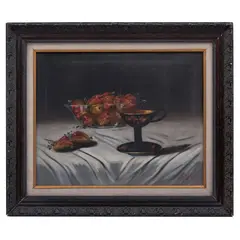 Bodegón by Firmado M. Harga, Óleo sobre tela, offered Sep 2021