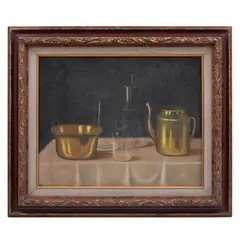 Bodegón con cazo y tetera by Joseph Fürst, Óleo sobre tela, offered Sep 2021