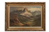 Hermann Dieste, Paisaje, Óleo sobre tela