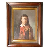 Anónimo, Retrato de dama, Óleo sobre tela