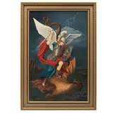 Lo Pizano, Arcángel Miguel, Óleo sobre tela