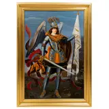 Anónimo, Arcángel, Óleo sobre tela