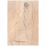 Roger von Gunten, Desnudo parado