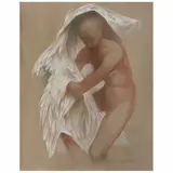 Guillermo Meza Álvarez, Imagen mitológica, Pastel sobre papel