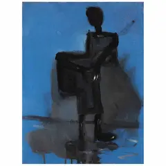 Guillermo Kuitca, Mujer, 1990, Acrílico sobre tela