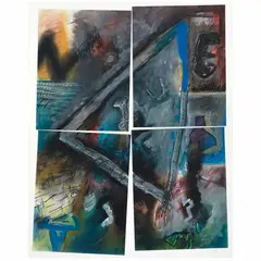 Carlos Torres, Untitled, Pastel y tinta sobre papel
