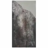 Irma Palacios, Sierra, Óleo y arena sobre tela