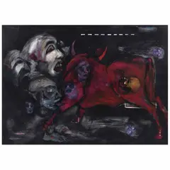 Rubén Maya, Donde quiera que estés, 1993, Óleo sobre tela