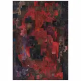 Abstracto en rojo by Luis García Guerrero, 1957, Óleo sobre tela, offered Aug 2021