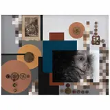 Jorxe Giancarlo, Feel, de la serie Tempus, Óleo, collage y engranes de metal sobre tela sobre masonite