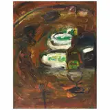 Untitled by Phil Kelly, Óleo sobre papel, offered Aug 2021