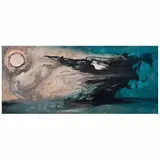 Héctor Ayala, La nube roja, Óleo sobre tela