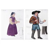 Arnold Belkin, a) Anatema Doña Francisca, Acuarela y lápiz de grafito sobre papel