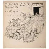 Vida en broma, Se acabaron las posadas by Ernesto "el Chango" García Cabral, Tinta sobre papel, offered Aug 2021