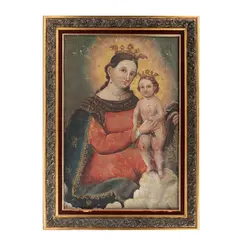 Virgen del Refugio by Anónimo, Óleo sobre tela, offered Aug 2021