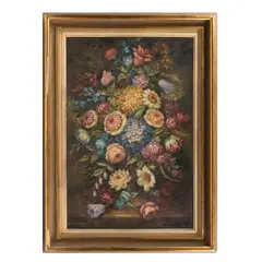 Marino Vergara, Bouquet, Óleo sobre tela