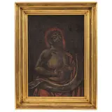 Ecce Homo, MÉXICO, SIGLO XIX, Óleo sobre tela