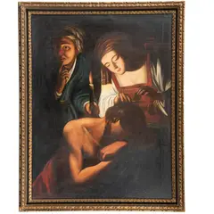 Sansón y Dalila by Anónimo, Óleo sobre tela, offered Aug 2021