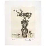Gerardo Cantú, Mujer, 1999, Grabado P. T. 1 / 5