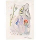 Paraíso, Canto 21: La Source, de la carpeta La Divina Comedia by Salvador Dalí, Xilografía E / A, offered Aug 2021