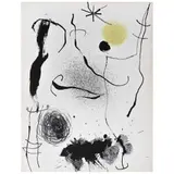 Bouquet de rêves pour Leïla by Joan Miró, 1964, Litografía sin número de tiraje, offered Aug 2021